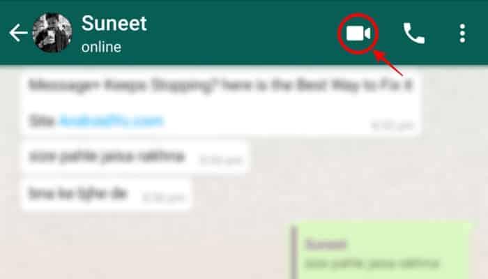 Whatsapp Se Video Call Kaise Kare
