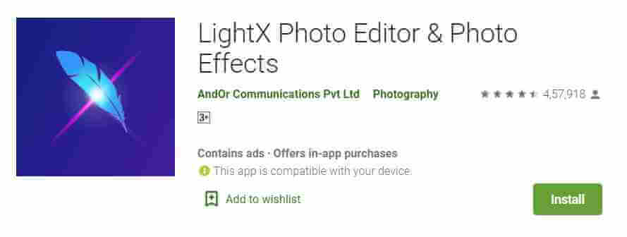 LightX Photo Editor & Photo Effects
